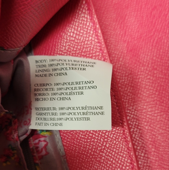 Betsey Johnson XO Devin Cherries Shoulder Bag with Chain Pink‎ NWT - Picture 10 of 12